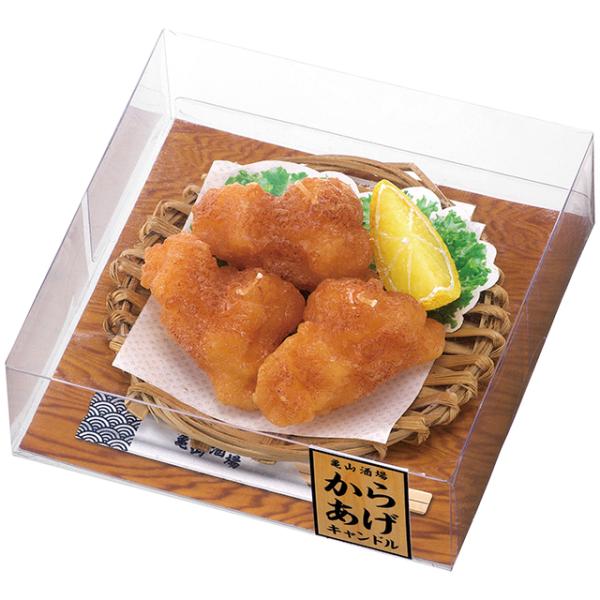 からあげキャンドル カメヤマローソク 故人の好物シリーズ ローソク 墓前 お供え 盆 彼岸 墓参り ...