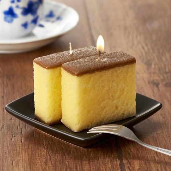 カステラ キャンドル 故人の好物 シリーズ カメヤマローソク 本物そっくり お供え ご仏壇 お墓 イ...