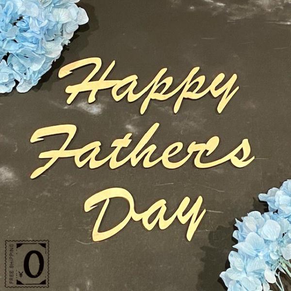 レターバナー 父の日 おしゃれ 木製 Happy Father's Day ハッピーファザーズデイ ...
