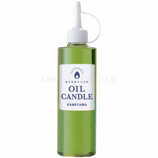 オイルキャンドル 日本製 グリーン 緑 250cc 詰め替え リキッドキャンドル 液体 透明 無香 ...