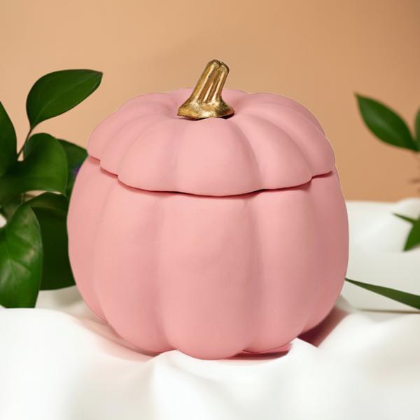 ハロウィン ふた付パンプキン ストロベリー ピンク フタ付き 東京堂 アレンジベース HW00240...