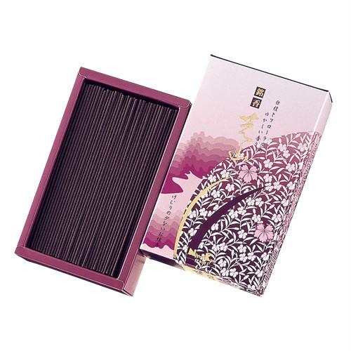 銘香 芝山 白檀 フローラル 日本香堂 日本製 けむりの少ないお線香 線香 命日 香典 お悔やみ 進...