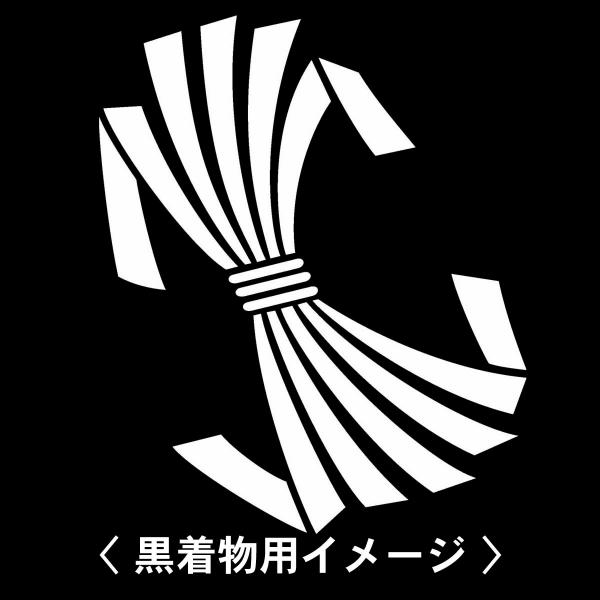 【 紀伊日前国懸神社 紋 】6枚入(布製のシール)羽織や着物に貼る家紋シール。男性 女性 留袖 黒紋...