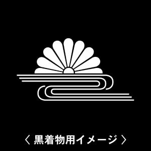 【 菊水 紋 】6枚入(布製のシール)羽織や着物に貼る家紋シール。男性 女性 留袖 黒紋付 白.黒地用 男の子着物用 七五三 お宮参り 貼り紋｜家紋ドットコム