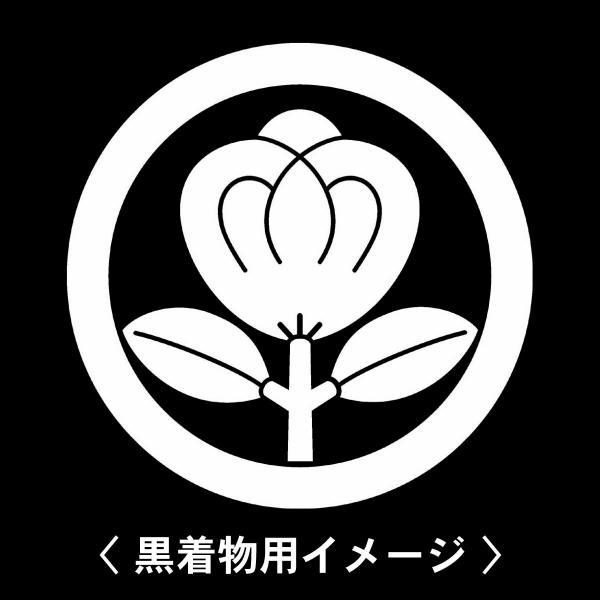 【 丸に茶の実 紋 】6枚入(布製のシール)羽織や着物に貼る家紋シール。男性 女性 留袖 黒紋付 白...