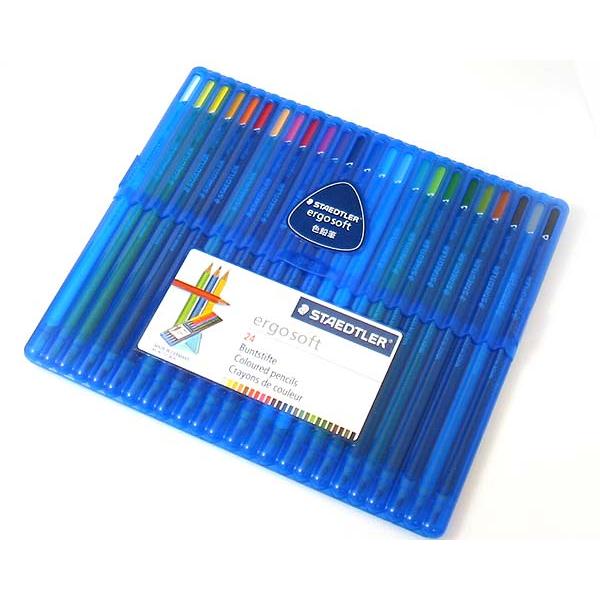 ステッドラー（STAEDTLER） ドイツ エルゴソフト 色鉛筆 24色セット
