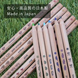 名入れ 色鉛筆 はっぴーねーむ色鉛筆 12色 ...の詳細画像3