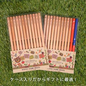 鉛筆 名入れ ウッディねーむ鉛筆 2B 赤鉛筆...の詳細画像4