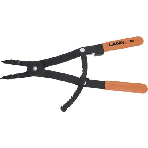 A&amp;E LANGTOOLS スナップリングプライヤー(軸用) 1486 ( 250-5696 )