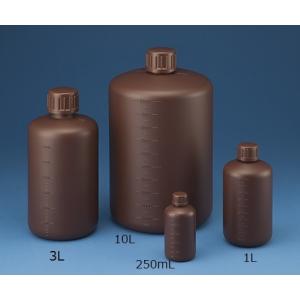 標準規格瓶 丸型細口 遮光 1L(茶) セットな...の商品画像