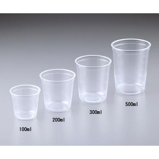 ディスポPPクリアカップ 100mL 2-5093-01