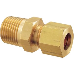 フジトク 黄銅製ハーフユニオン Φ6×1/4B ...の商品画像