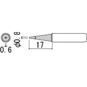 白光 こて先 0.8D型 900M-T-0.8D｜laplace