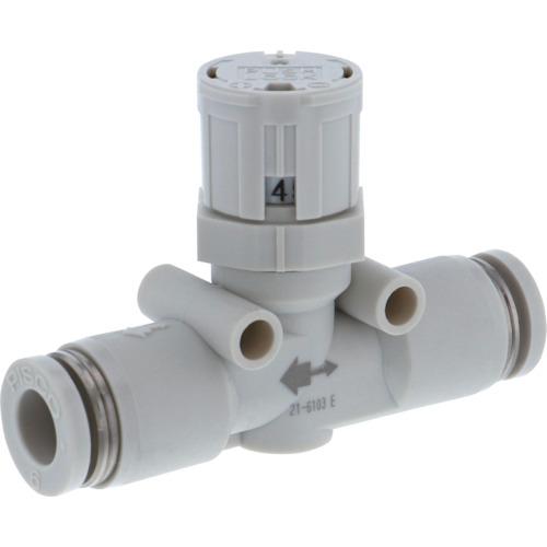 PISCO スピードコントローラダイヤル付タイプ ユニオンストレート(低流量タイプ) φ4用 （ 2...