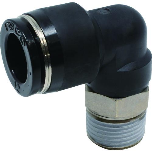 PISCO チューブフィッティング エルボ 適合外径12mm 接続口径R3/8 （ 290-9049...