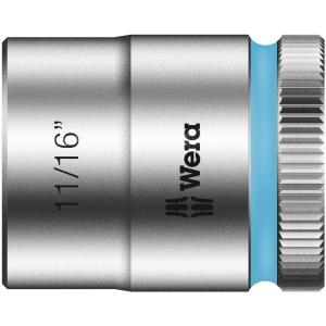 WERA ヴェラ 差込角3/8DR ZYKLOPソケット 六角差込サイズ11/16inch 全長30mm 003577