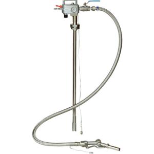 アクアシステム 吐出専用 エア式ステンレス製ドラムポンプ (加圧式) APD20SUSN （ 455-0293 ）