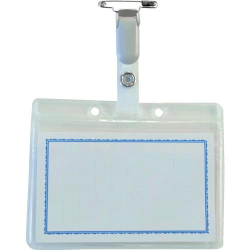 TRUSCO タッグ名札 ファスナー付き 名刺サイズ 90X55mm （ 257-2861 ）