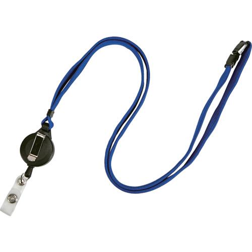 TRUSCO リールクリップ付ストラップ 青 （ 369-2226 ）