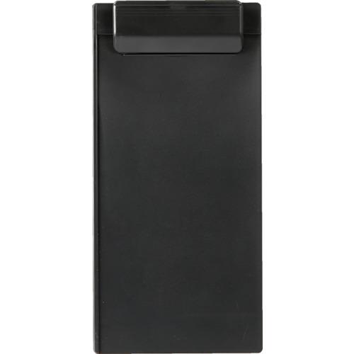 TRUSCO クリップボード(マグネット付) 伝票サイズ縦 黒 （ 380-3583 ）