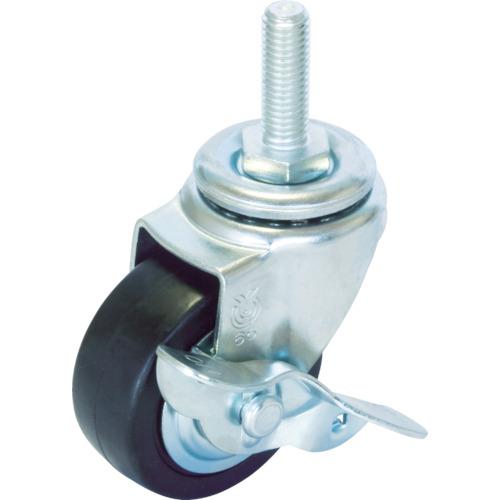 ユーエイ ねじ込み式 自在 キャスター ゴム 車輪径50mm ストッパー付き Sタイプ ST-S型 ...