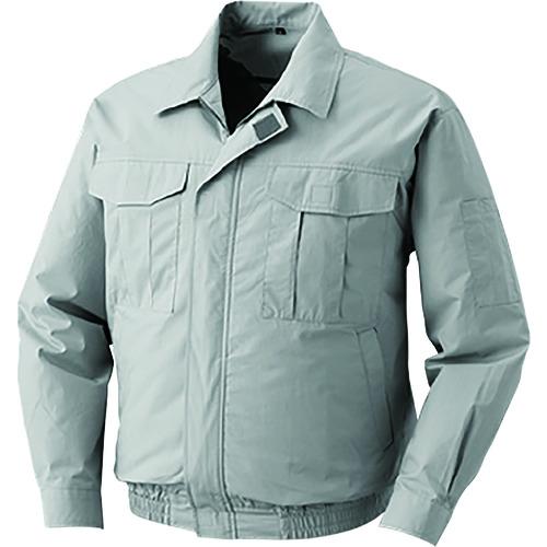 空調服 冷却上着 綿薄手ワーク空調服[[R下]] KU90550 ウエアのみ シルバー LL KU9...