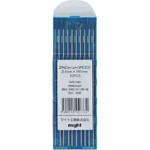 マイト セリウム入電極2.4mm×150mm(10本) TG152S （ 250-9779 ）