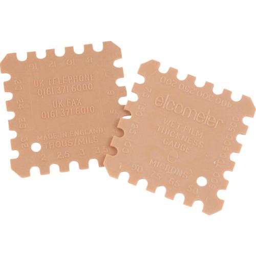 Elcometer elcometer プラスチック製ウェットフィルム膜厚計 (500枚入) B15...