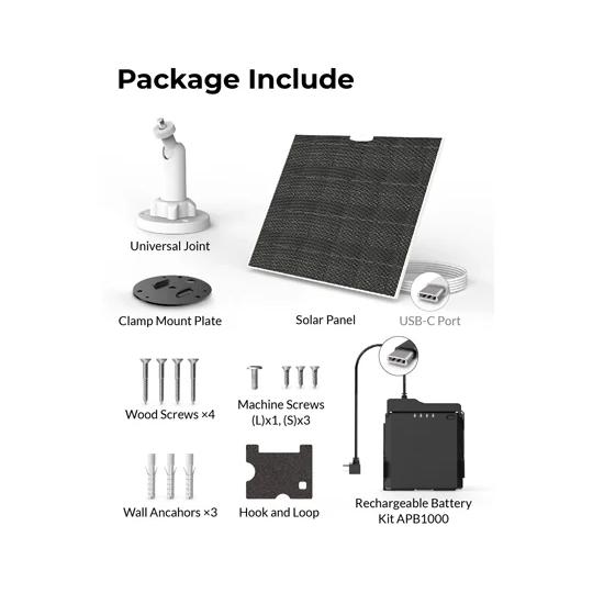 brinno ASP1000-P 太陽光発電キット (アクセサリー) ASP1000-P