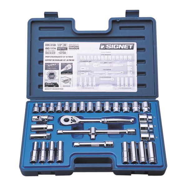 SIGNET シグネット 1/2DR 32PC MM ソケットレンチセット 13732