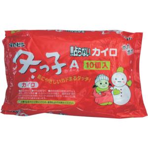 タカビシ化学 タカビシ 貼らないカイロ冬っ子レギュラー10枚 S387301 （ 373-7091 ）