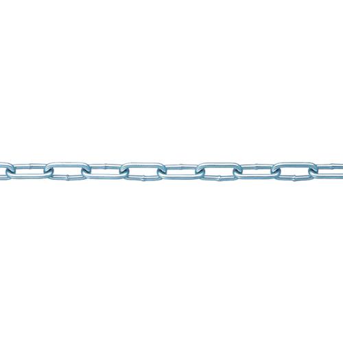 ニッサチェイン 鉄ユニクロ溶接リンクチェイン 3mm×30m IW2030 （ 282-6755 ）