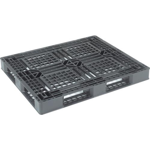 【直送・代引不可】TRUSCO 樹脂パレット 片面4方差 1200X1000 TJLD41210E ...