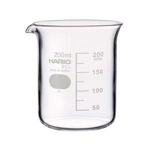 ビーカー(目安目盛付き) 200mL B-200 6-214-04