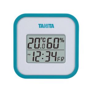 ナビス デジタル温湿度計 ブルー 校正証明書付TT-558-BL 7-1353-03-20