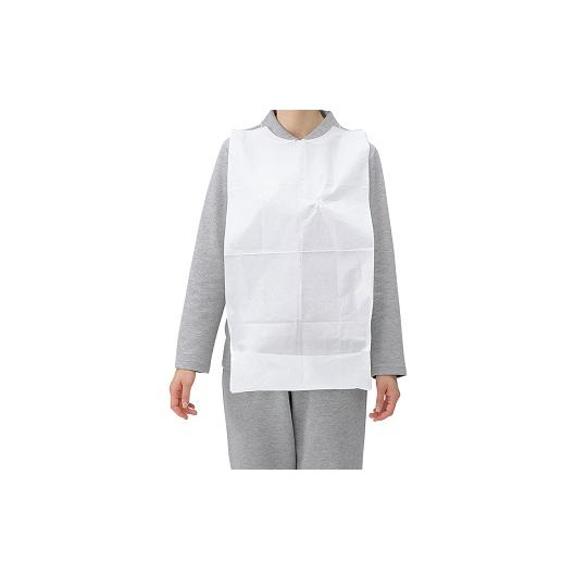 ナビス プロシェア使い捨て食事用エプロン 8-2594-01