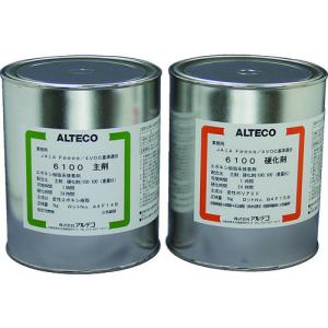 アルテコ 工業用 2液エポキシ接着剤 6100 2kgセット (汎用) 6100-2KG｜laplace