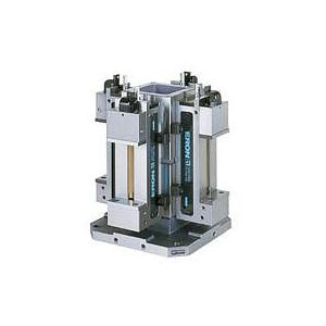 【直送】ナベヤ NBK ロックタイトCV精密マシンバイス付4面イケール LTCV160-500-4