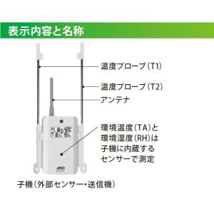 A&D ワイヤレス温度計(子機 AD-...の詳細画像1