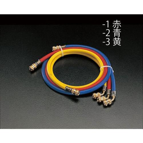 ESCO エスコ 100cm/R32/R410A チャージングホース(黄) EA104TG-3