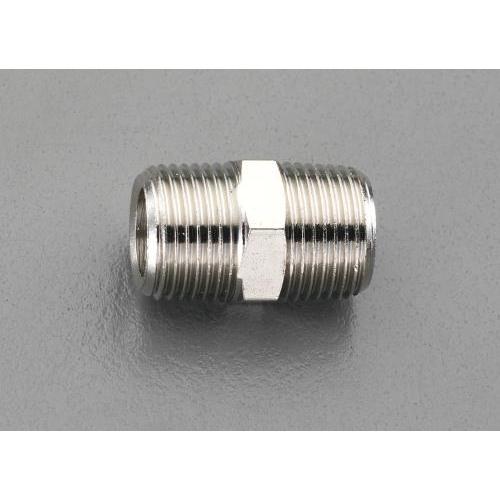 ESCO エスコ R 1/2"xR 1/2" ニップル(真鍮製) EA141CD-104