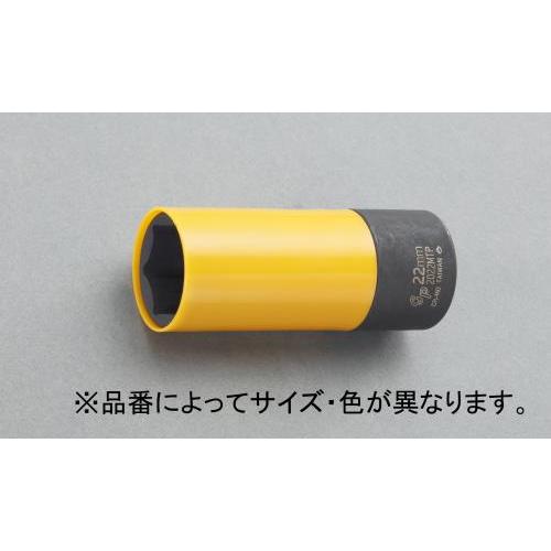 ESCO エスコ 1/2"DRx21mm ホイールナット用インパクトソケット(グレー) EA164D...