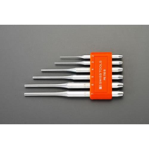 ESCO エスコ 2.0-7.0mm/6本組 平行ピンポンチセット EA572CB