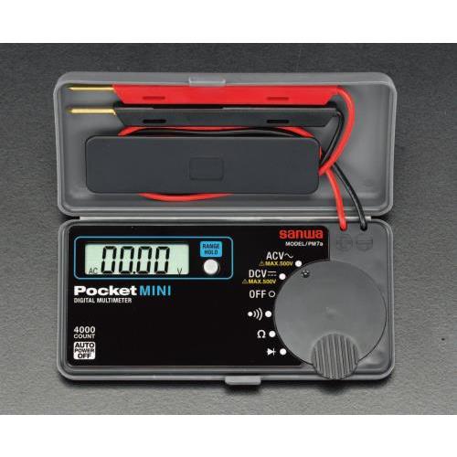 ESCO エスコ ポケットデジタルテスター EA707D-23A
