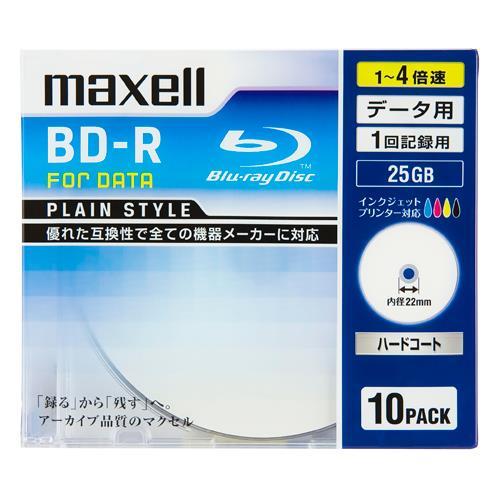 ESCO エスコ 25GB BD-R(データ用 4倍速/10枚) EA759GS-86A