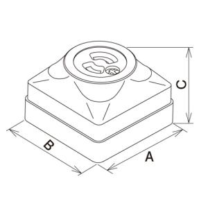 ESCO エスコ 250V/30A 引掛け露出...の詳細画像1