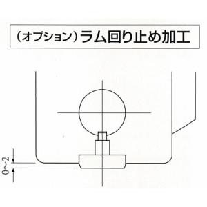 北総システムズ ハンドプレス追加工【ラム回り止め加工】