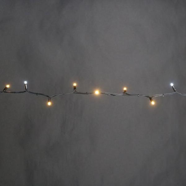 ジェフコム JEFCOM LEDストリングSJX(フラッシュミックスタイプ) 電球色、白フラッシュ ...