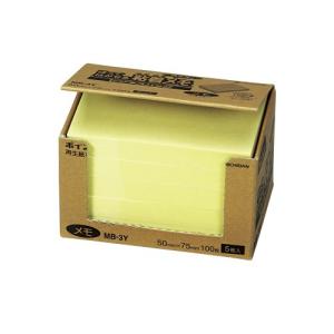 ニチバン ふせん ポイントメモMB-3Y 50mmX75mm MB-3Y