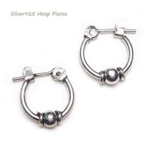 シルバー925 T字型ピアス 2個セット イアリング ユニセックス メンズ